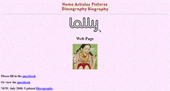 Desktop Screenshot of lolly.uk.com
